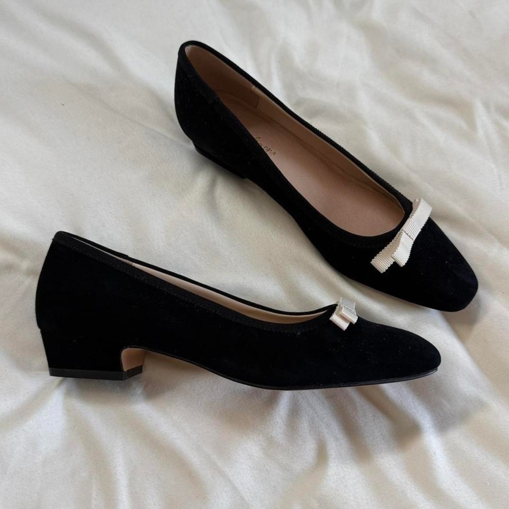 black bow kitten heels  The Rosie ballet flats for love and lemons‎